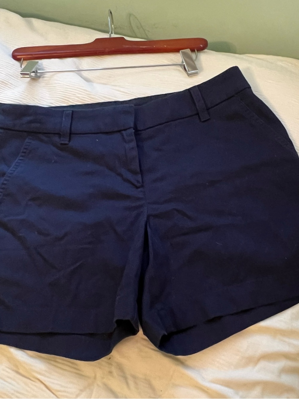 J. Crew Navy Cotton Chino Shorts